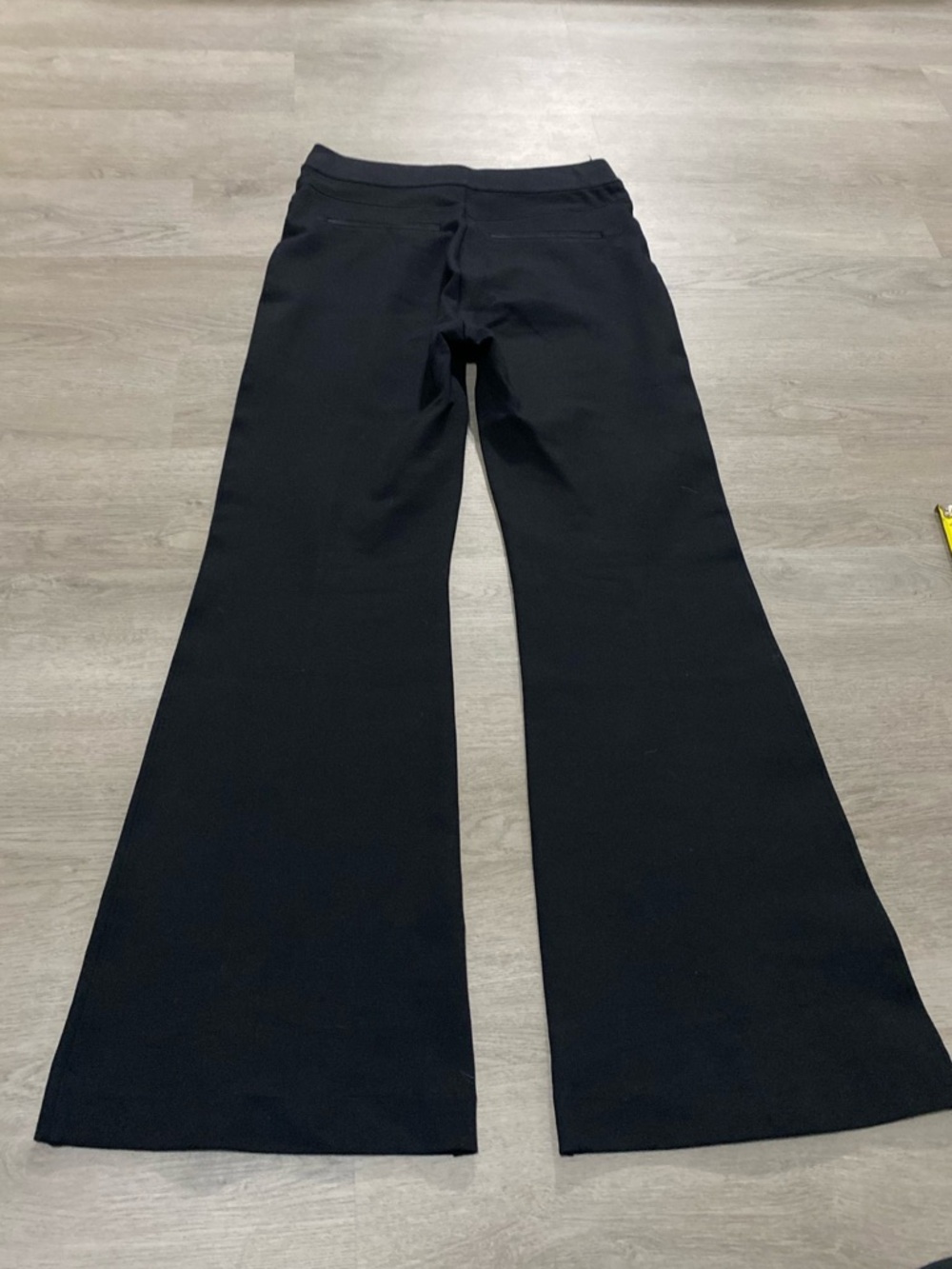 Spanx The Perfect Pant High Rise Flare Ponte Black Women's Size Large - Picture 5 of 10